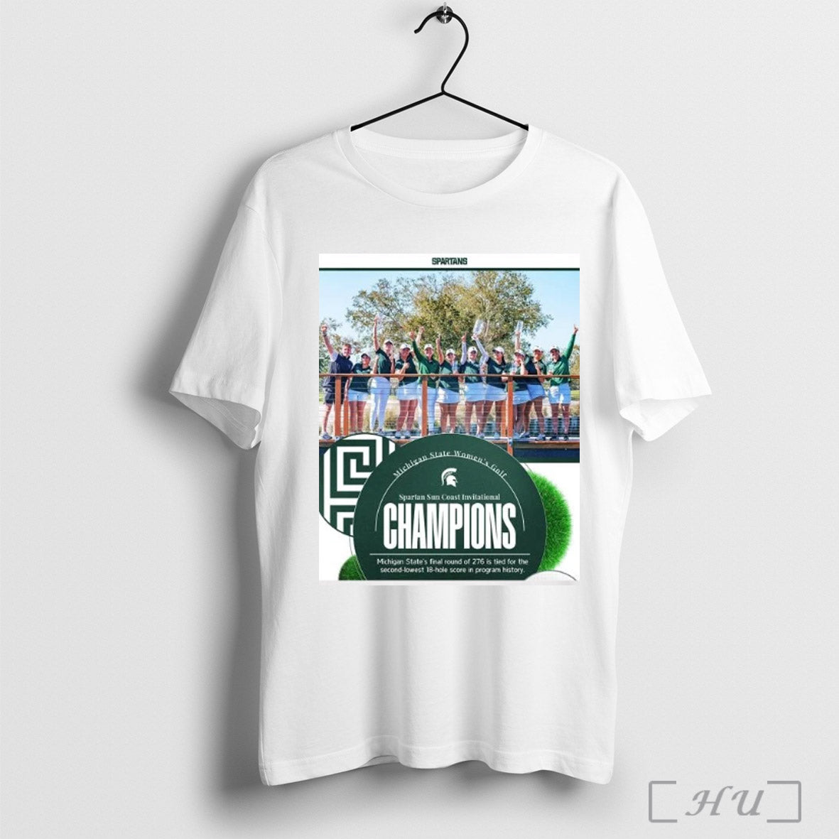 Trendy Michigan State Womens Golf 2025 Spartan Sun Coast Invitational Champions T Shirt