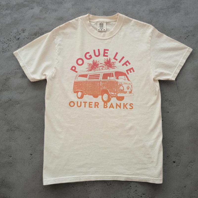 Outer Banks Pogue Life T-Shirt  Comfort Colors ,OBX Show Shirt, Outer Banks Pogue Life, Beach Tee, Oversized, Spring Break Tee Gift For Movies Lovers