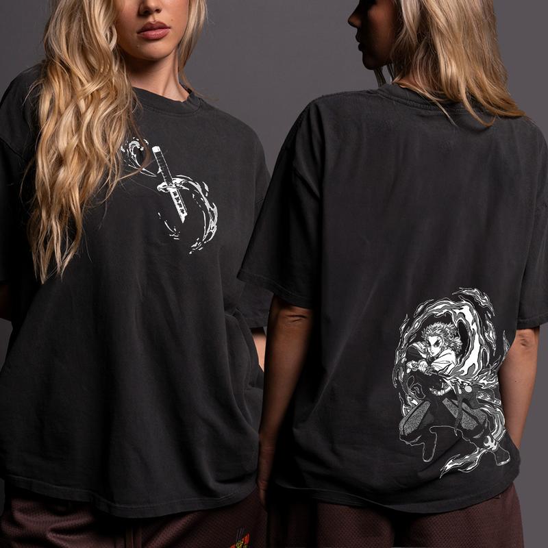 Rengoku Kyojuro Flame Hashira in Demon Slayer characters shirt, Kimetsu No Yaiba t-shirt, anime sweatshirt hoodie, Tanjiro shirt, Rengoku t-shirt