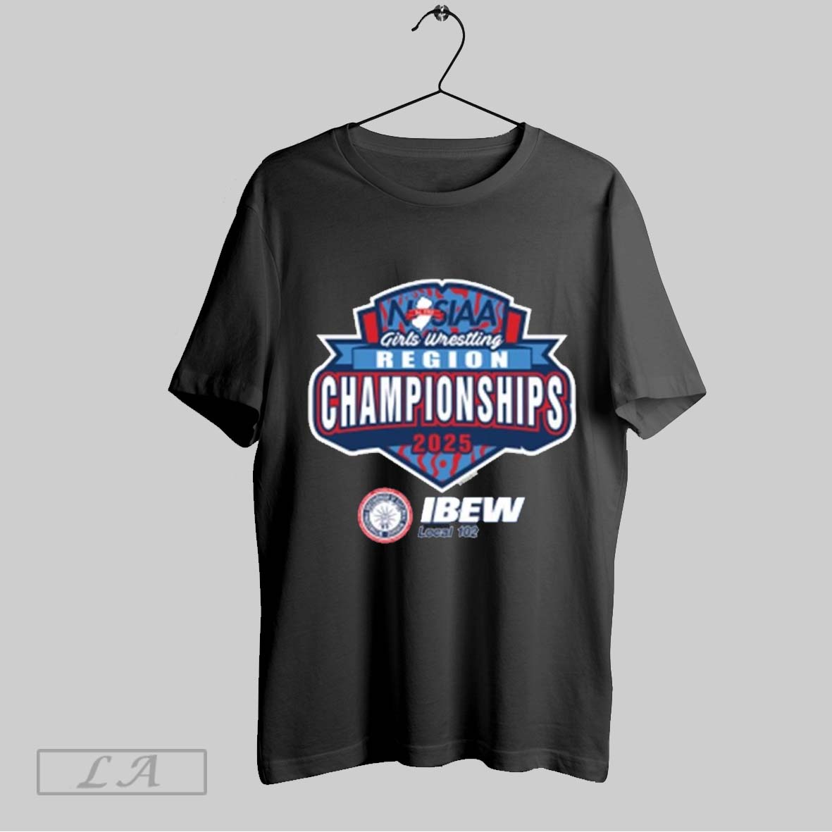 Top 2025 Njsiaa Girls Wrestling Region Championships T Shirt