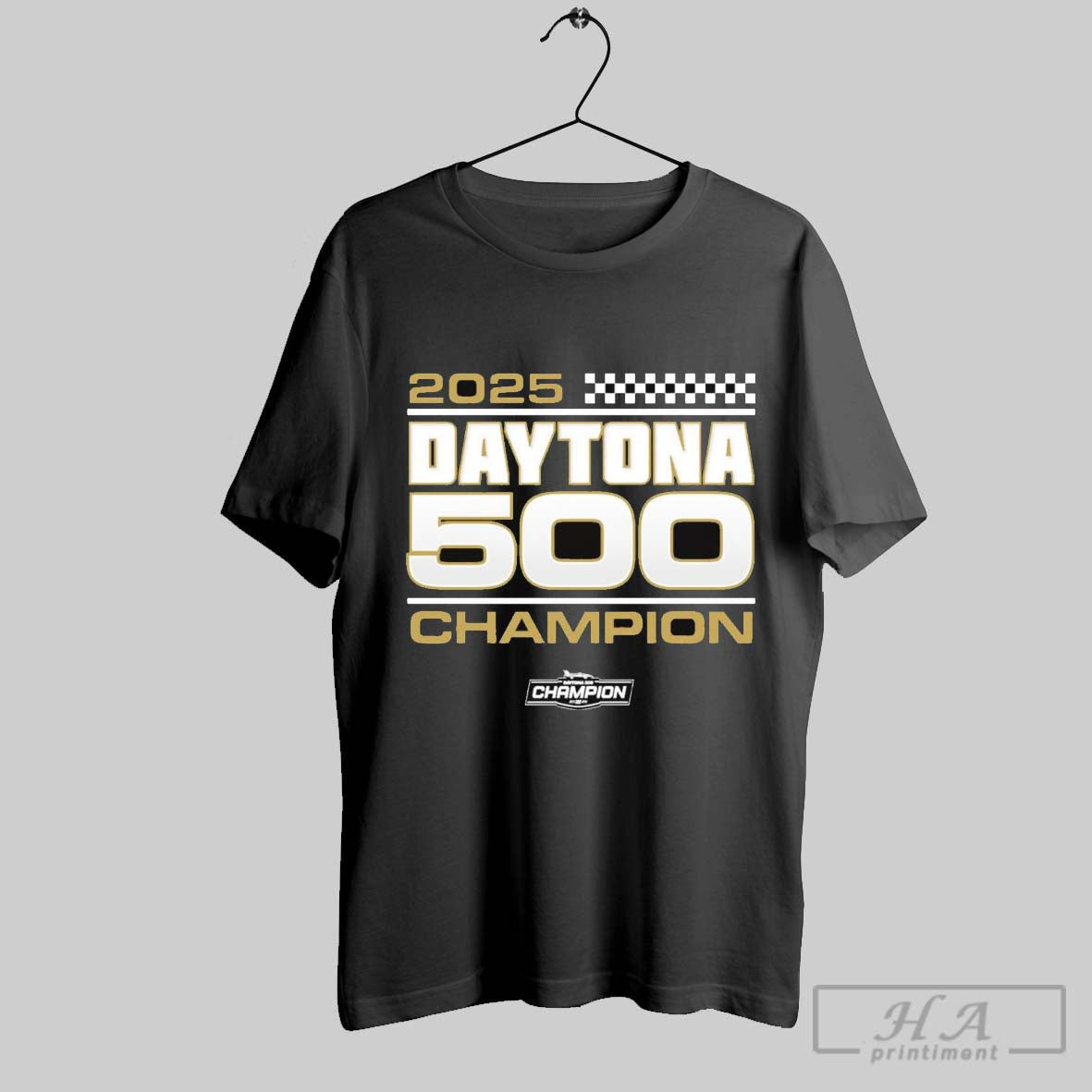 William Byron Checkered Flag Sports 2025 Daytona 500 Champion Exclusive T Shirt