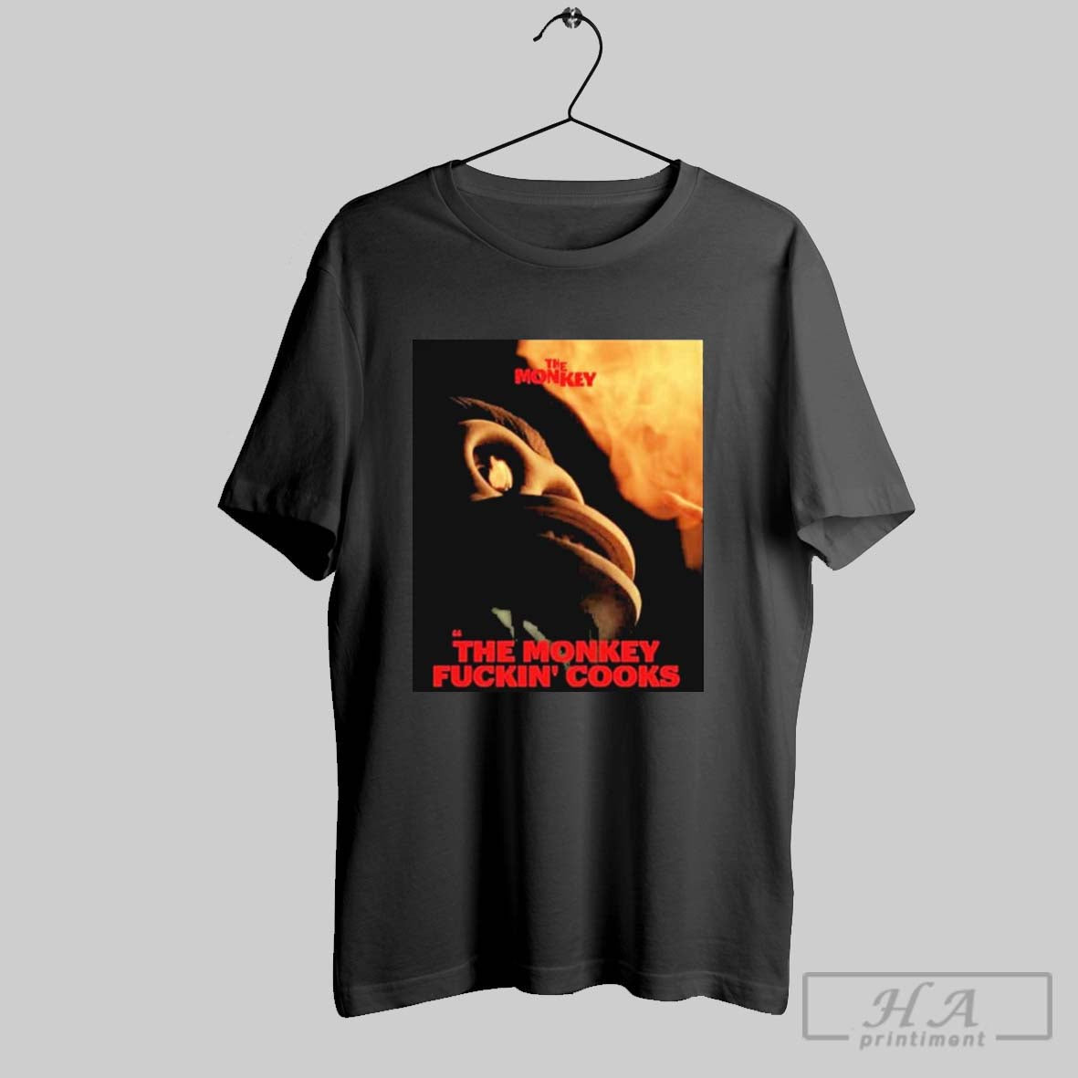 The Monkey The Monkey Fuckin Cooks From Longlegs Director Osgood Perkins Movie T Shirt