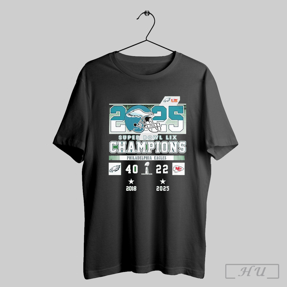 Trendy 2025 Super Bowl Lix Champions Philadelphia Eagles 40 22 Kansas City Chiefs Shirt Sweatshirt