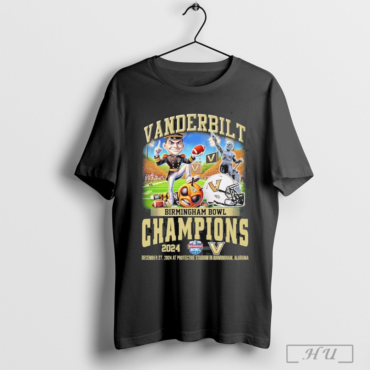 Vanderbilt Commodores Birmingham Bowl Champions 2024 Shirt