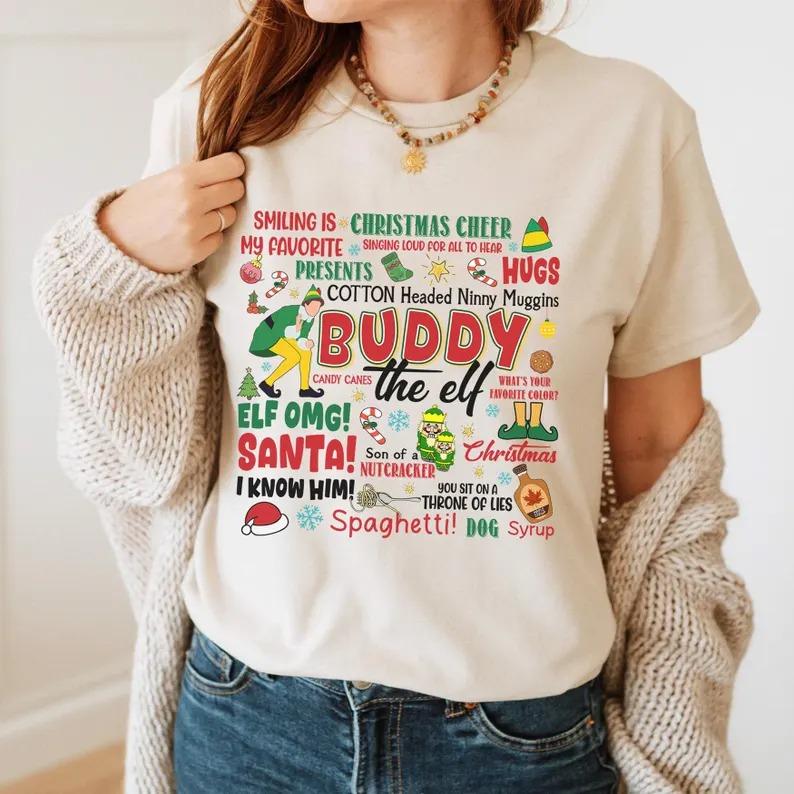 Christmas Buddy Elf Movie Sweatshirt, Elf Movie Quote Shirt, Buddy the Elf Shirt, Elf Christmas Movie Shirt