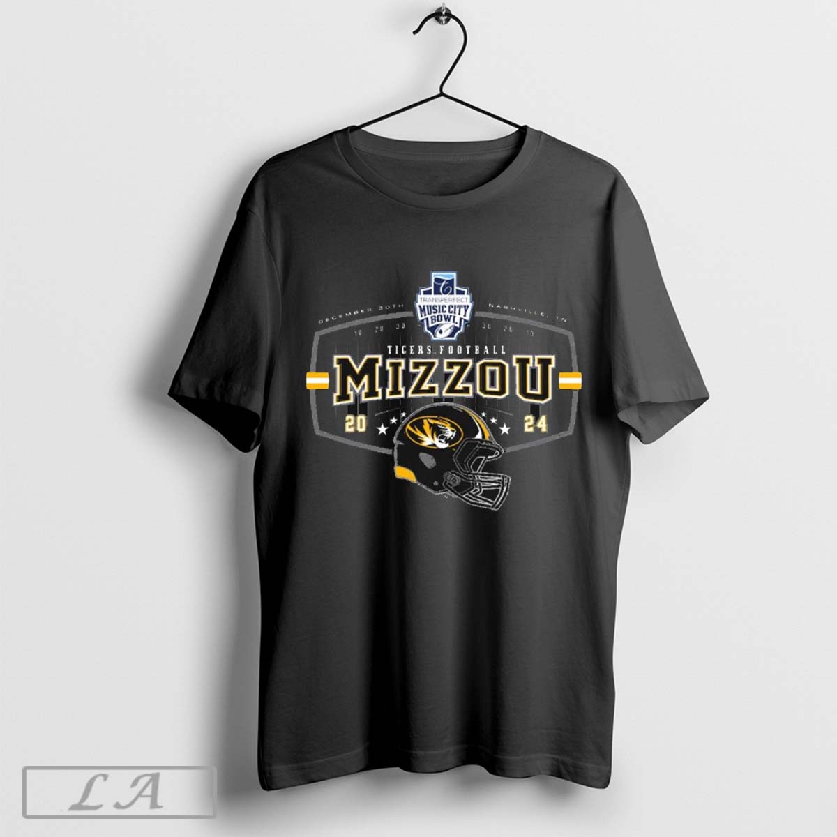 Official Missouri Tigers Transperfect Music City Bowl Dec 30 2024 Nashville Tn T Shirt