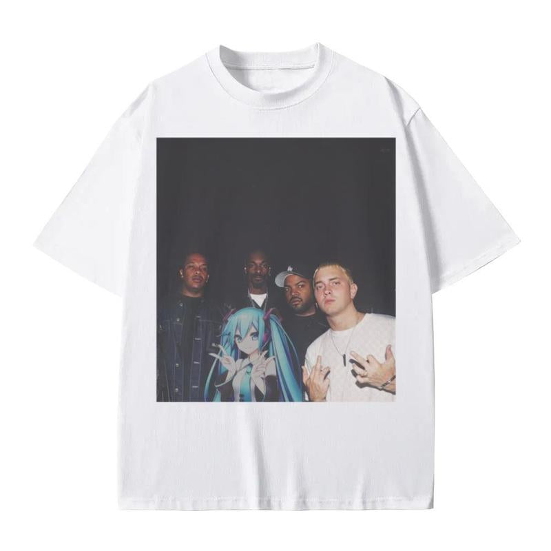 Hatsune Miku Anime T-Shirt, unisex wwomen shirt Cotton Fit