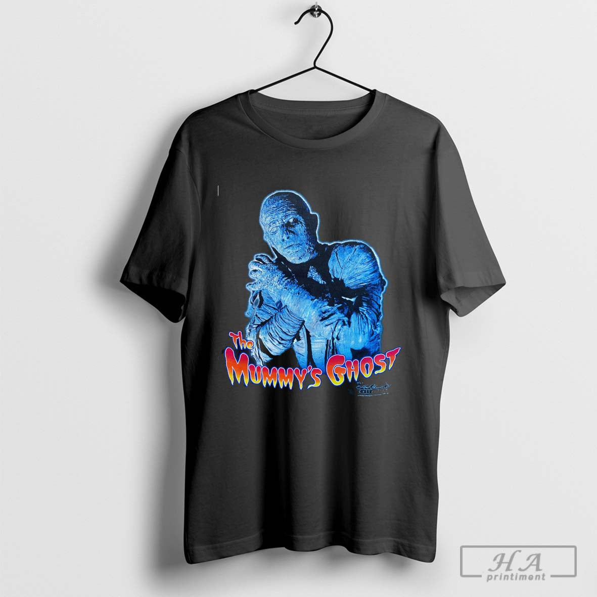 The Mummy’s Ghost Big Face Monster Tee Halloween Horror T-shirt