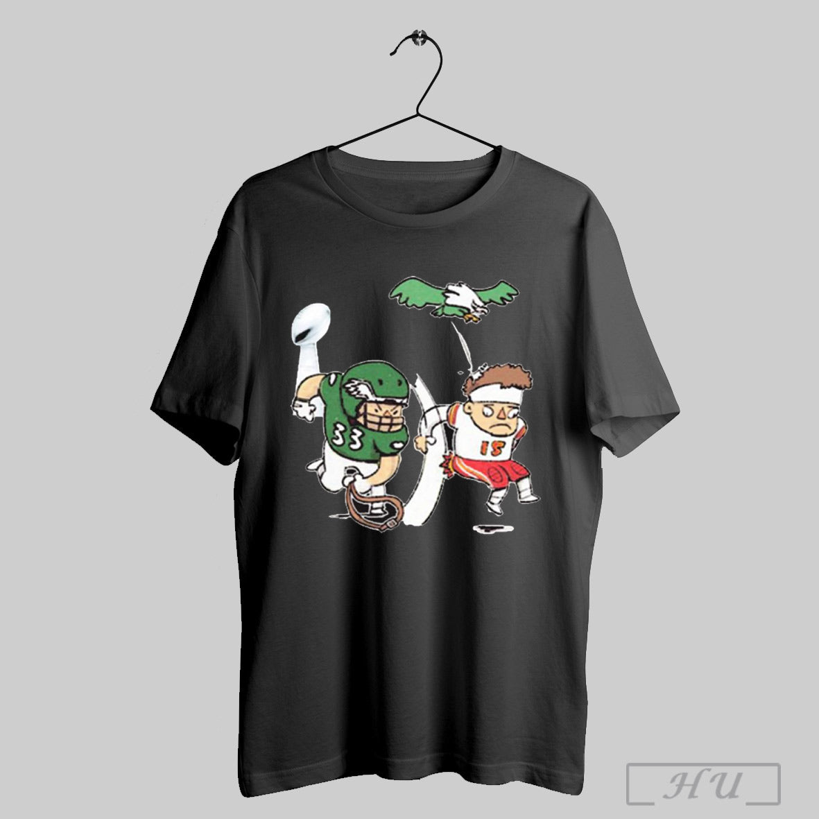 Trendy Cooper Dejean Eagles And Patrick Mahomes Chiefs Belt To Ass Sb Lix Champions Cartoon T Shirt Sweatshirt