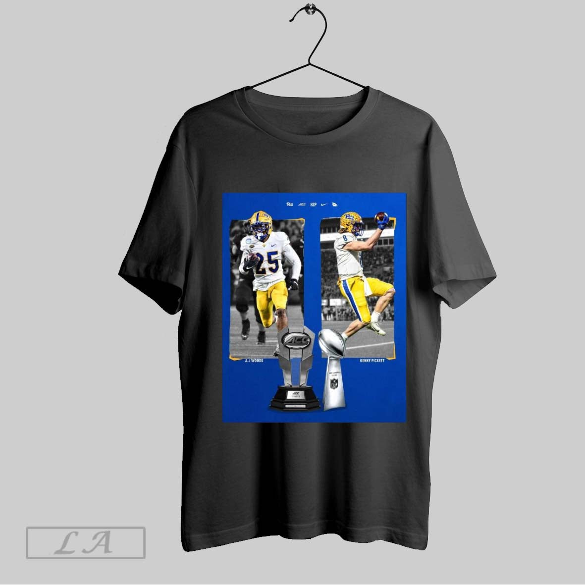 Top Poster Pitt Panthers Football A J Woods Kenny Pickett Become The First Panthers To Win The Acc Championship And The Super Bowl Sweatshirt T Shirt