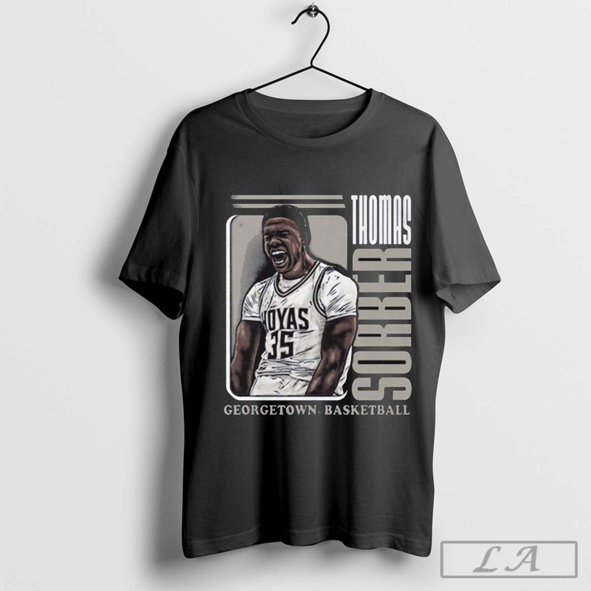 Thomas Sorber Shout Georgetown Hoyas Basketball Graphic Shirt, Sweatshirt