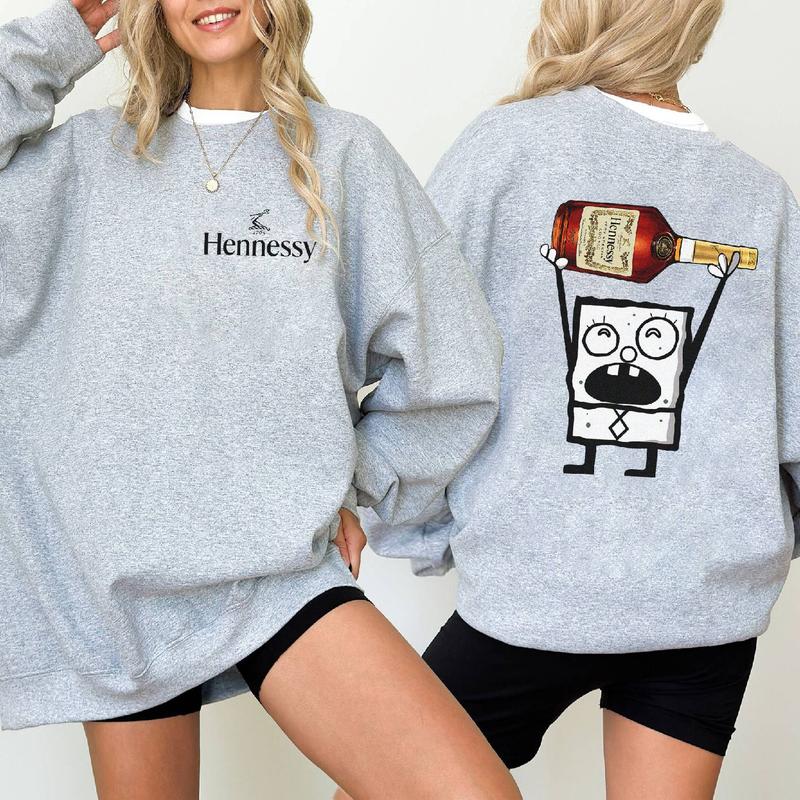 Hennessy Doodlebob Shirt, Doodlebob Character Movie Tshirt, Drinking Lover Tshirt, Funny Shirt