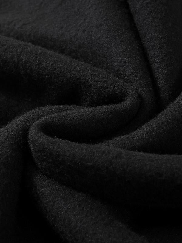 Unisex Men's Letter Print Long Sleeve Hoodie, Essentials Graphic Sweatshirt, Drawstring Pocket Menswear Top for Spring & Fall Daily Use