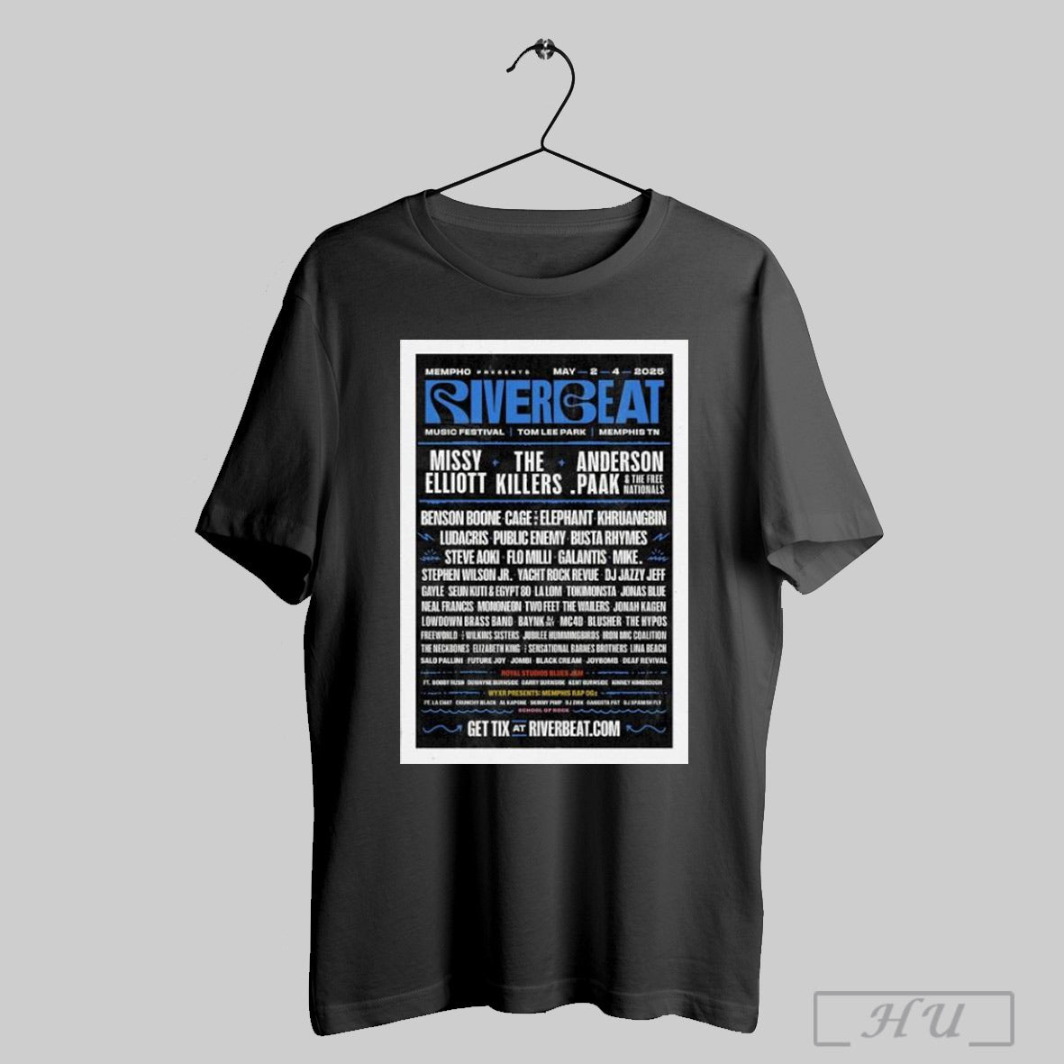 Tour Poster Riverbeat Music Festival In Memphis Tn On May 2 4 2025 T Shirt Sweatshirt Poster
