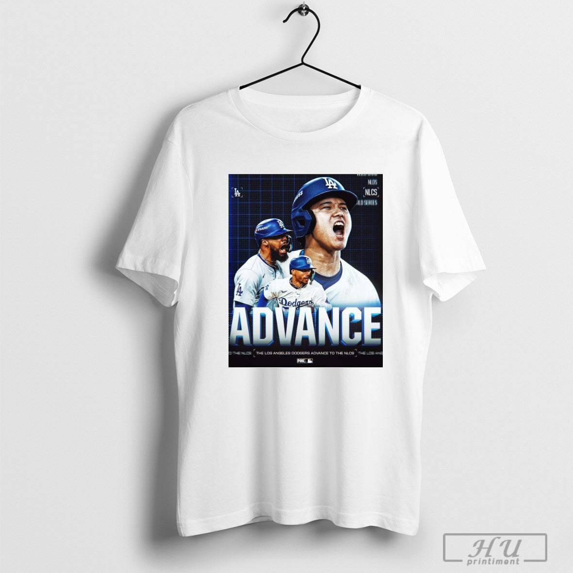 The Los Angeles Dodgers Advance To The National League Championship Series 2024 Poster T-shirt