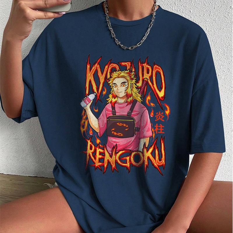 Kyojuro Rengoku Sweatshirt Hoodie, Rengoku Flame Hashira Shirt, Demon Slayer t-shirt, Kimetsu no Yaiba Shirt, Anime sweatshirt hoodie, Anime lover t-s