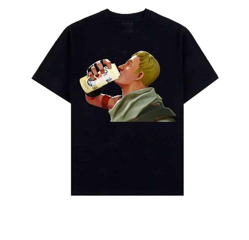 Fortnite Shirt, Fortnite Beer Co Ban.quet Shirt, De.fault Drinking Graphic Tee Vintage Oversized Cotton Short Sleeve Streetwear Casual Trend shirt Gif
