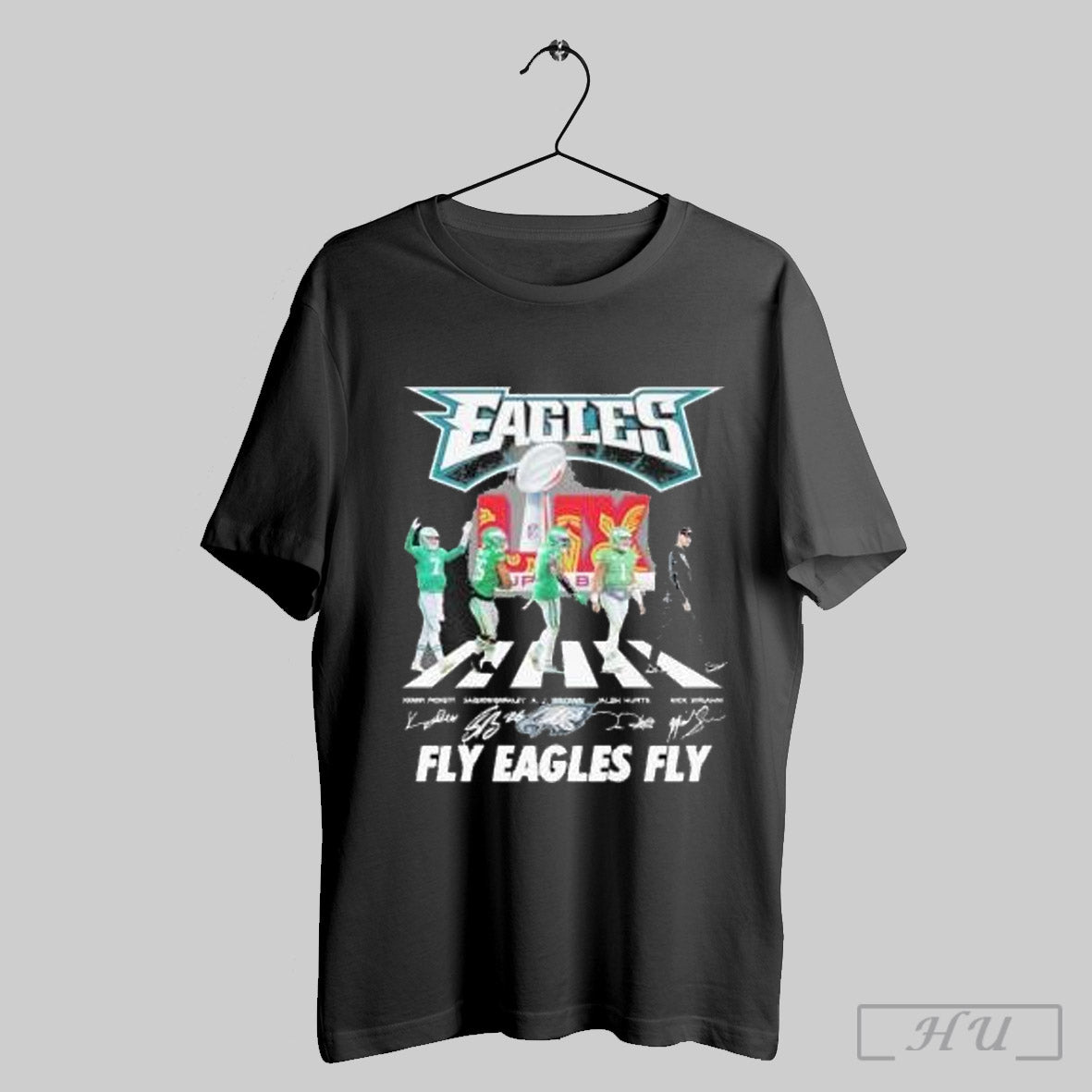 Trendy Philadelphia Eagles Abbey Road Champions Super Bowl Lix Fly Eagles Fly Signatures Shirt Sweatshirt