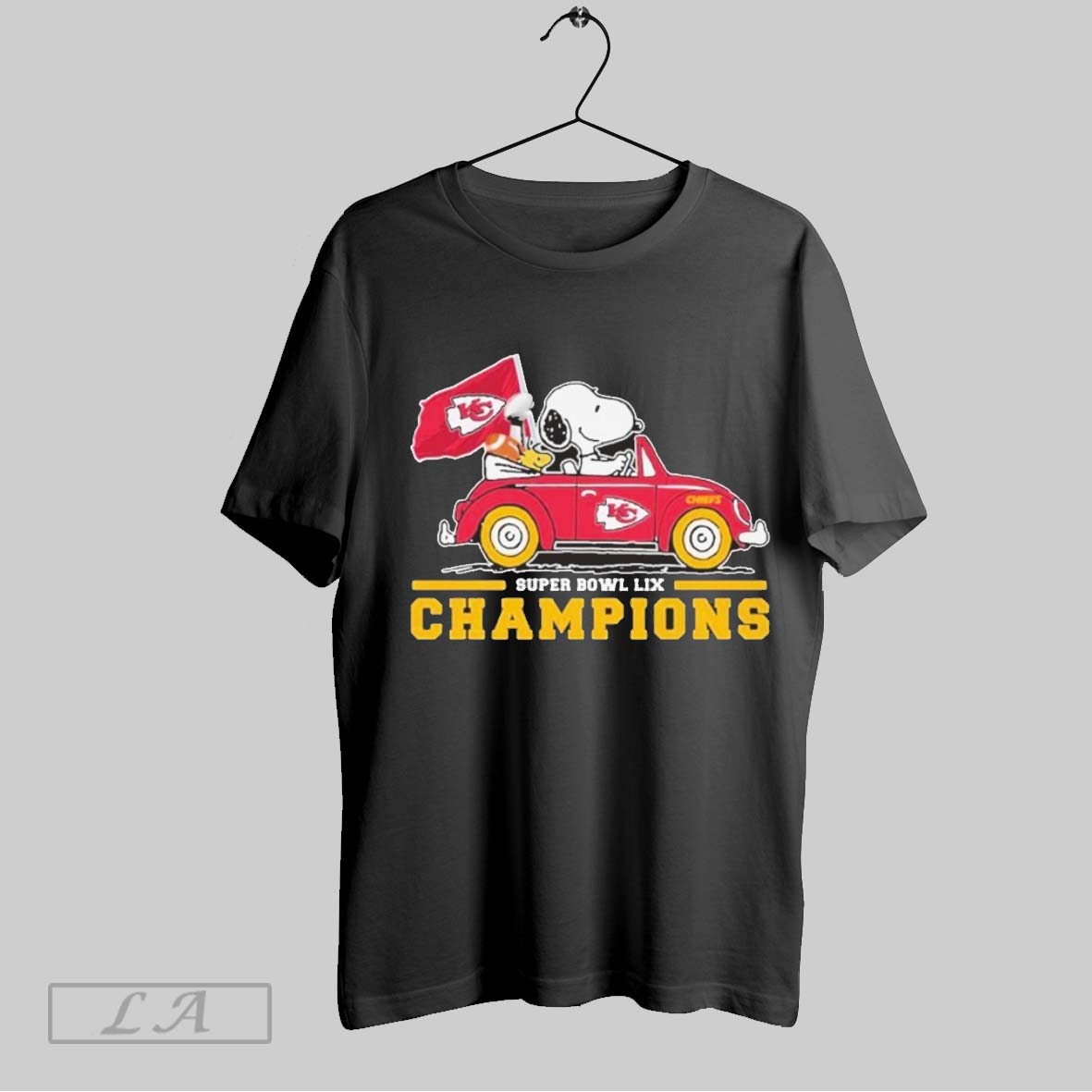 Top Snoopy Kansas City Chiefs Super Bowl Lix Champion Unisex Sweatshirt T Shirt