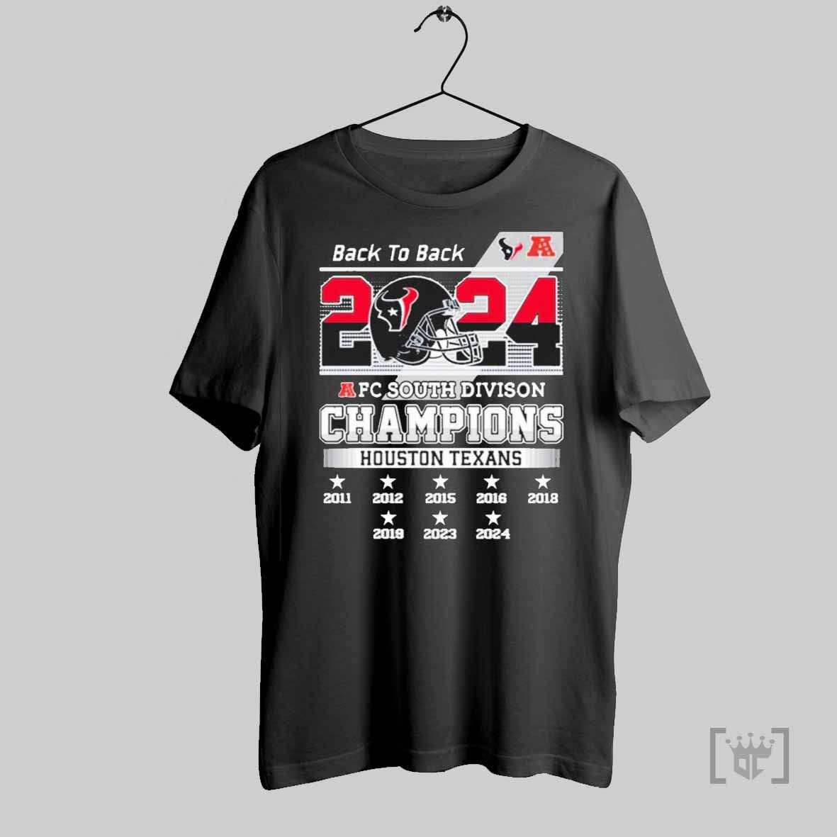 Texans 2024 Afc South Division Champions T Shirts