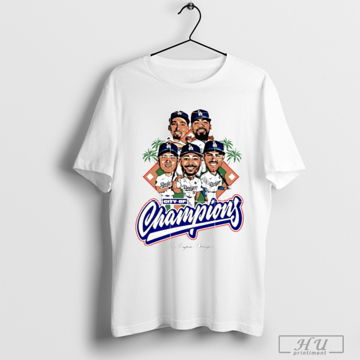 Vintage Dodger Los Angeles City Of Champions Cartoon Shirt Sweatshirt