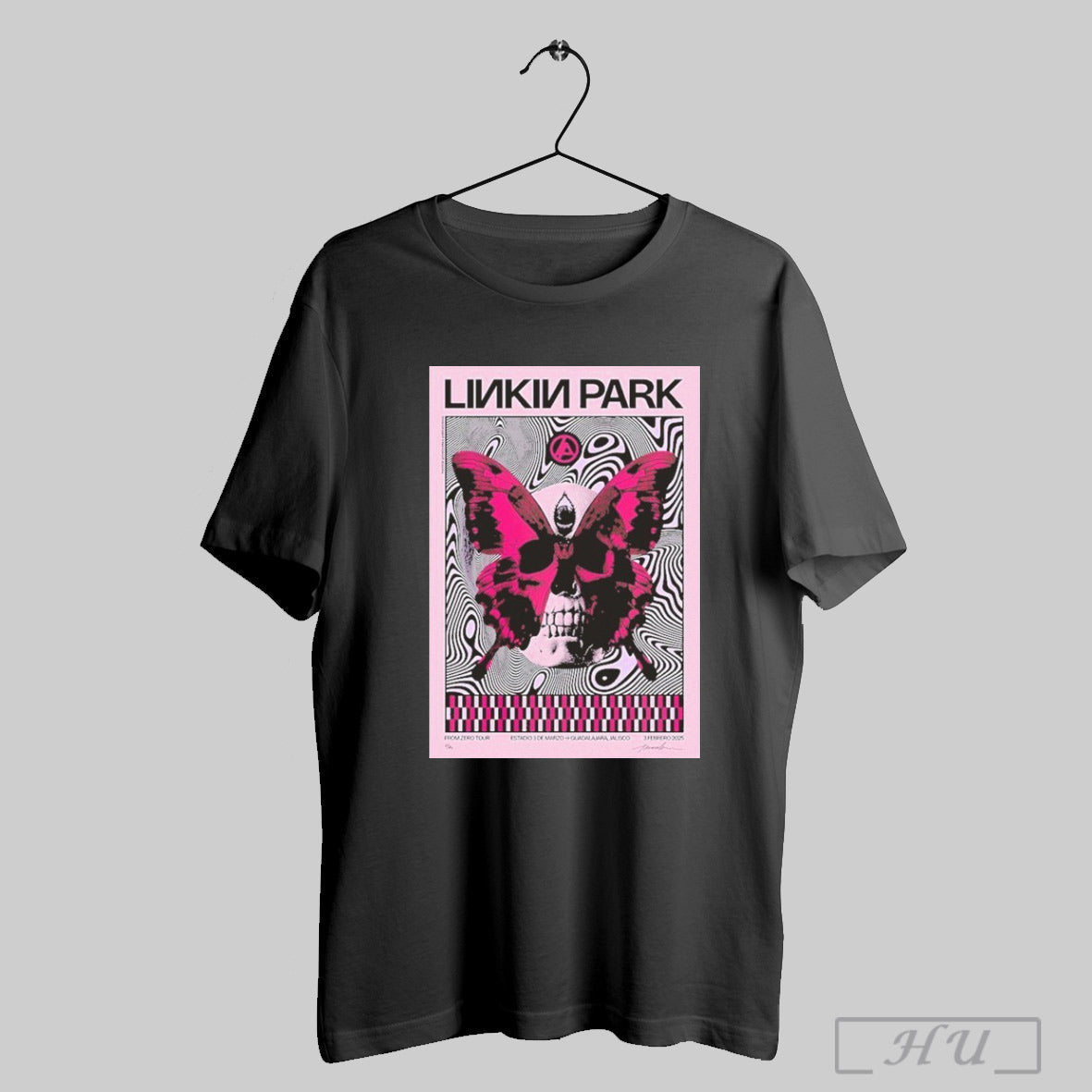 Trendy Linkin Park From Zero World Tour 2025 Live Show Music Poster For Guadalajara Jalisco On 3th Febrero 2025 Mexico Shirt