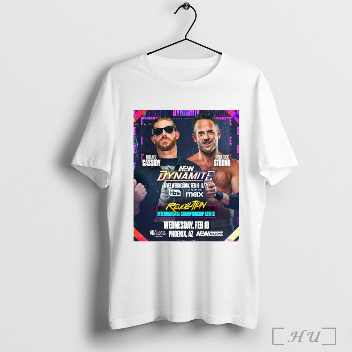 Trendy Aew Dynamite Cassidy Vs Roderick Revolution International Championship Feb 19 2025 Phoenix Az Poster Shirt Sweatshirt