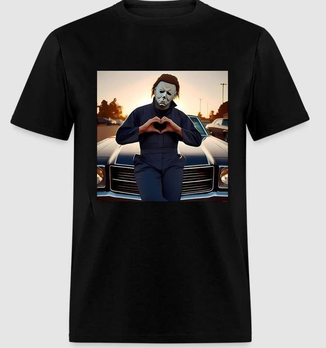 Vintage MIchael MYers Halloween Shirt, Horror Movie Shirt, Horror Character Shirt, Pumpkin Halloween Shirt, Retro Halloween Shirt
