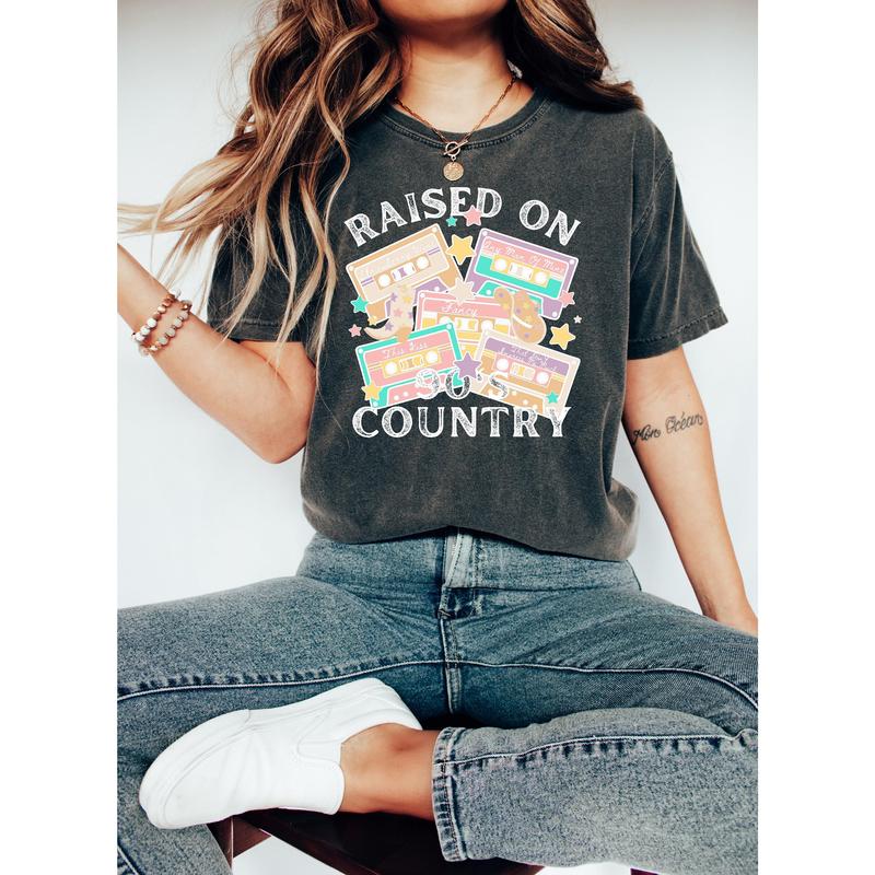 Raised on 90s Country Shirt, Retro 90's Country Shirt, Nashville Shirt, Country Music Lover Shirt, Country Concert Tee, Southern Farm Shirt