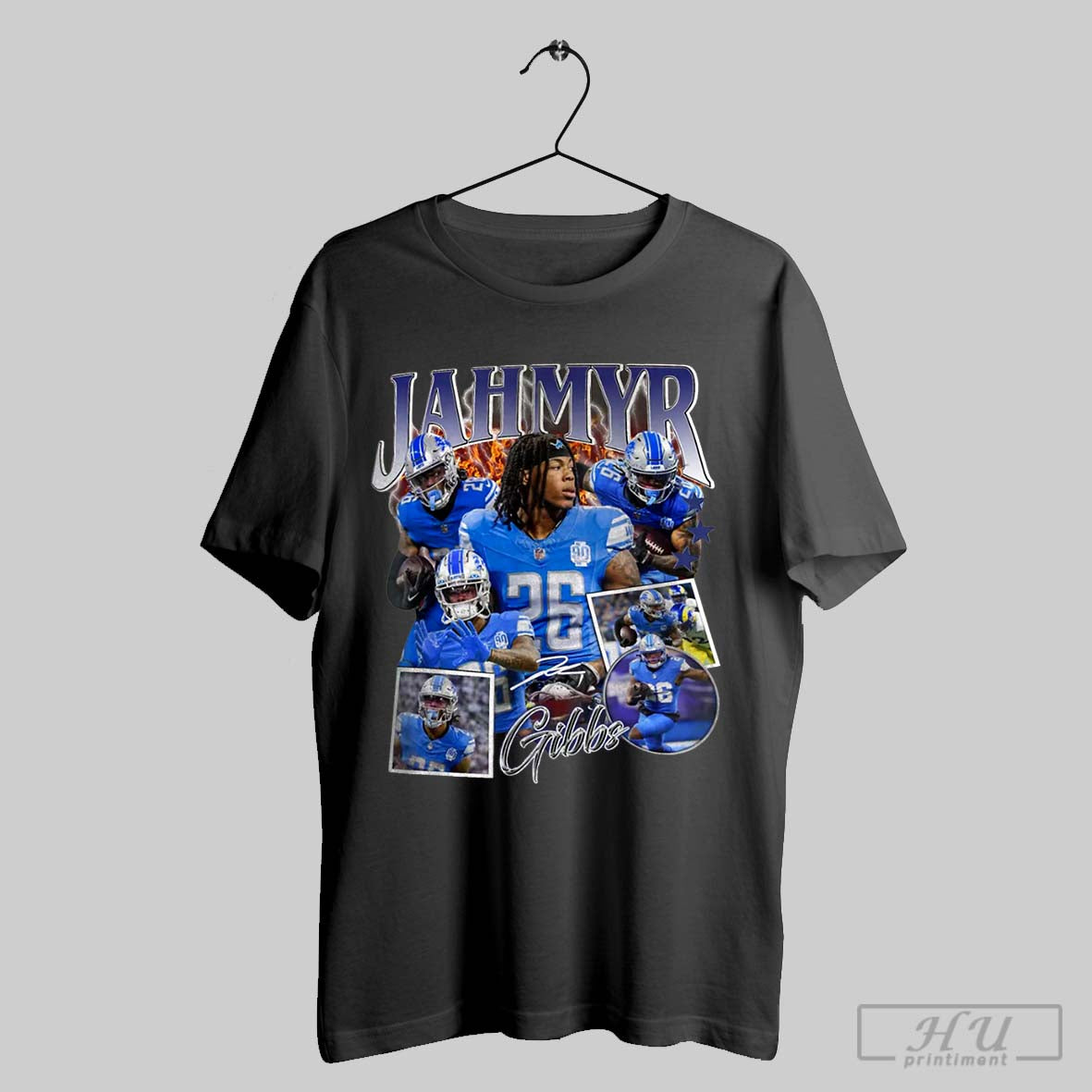 Vintage Jahmyr Graphic Tee Gibbs 90s Style