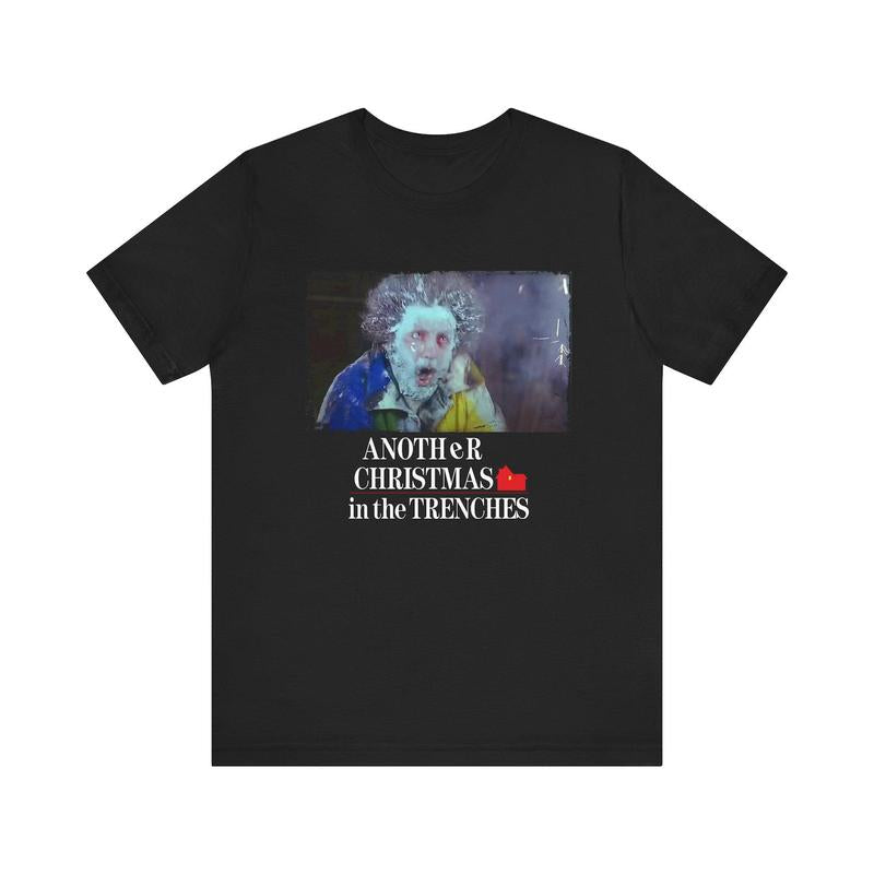 Another Christmas In The Trenches, Marv Electrocuted Shirt, Home Alone Shirt, Christmas Movie Shirt, Holiday Movie, Christmas Film T-Shirt