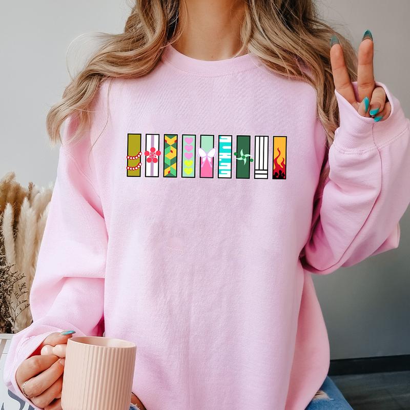 Hashira Hanafuda Demon Slayer shirt, Kimetsu No Yaiba t-shirt, anime sweatshirt hoodie, Tanjiro shirt, Rengoku t-shirt