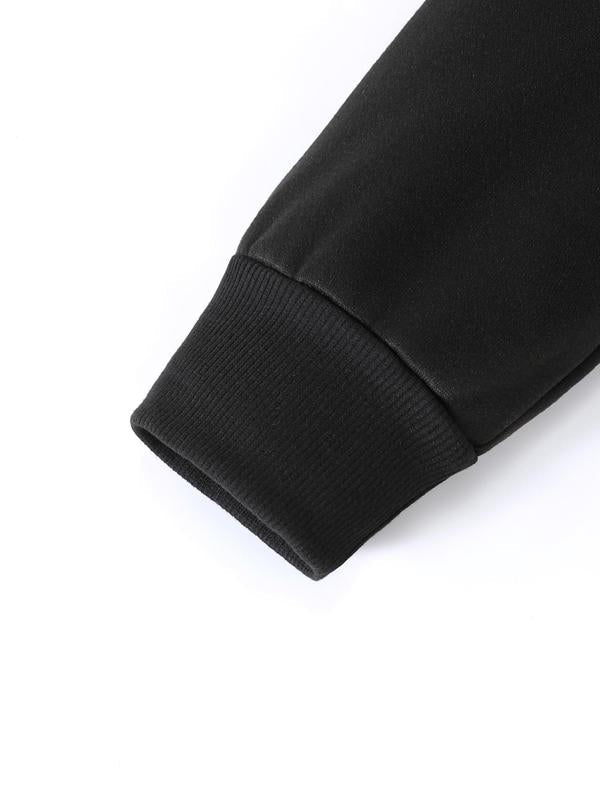 Unisex Men's Cartoon Graphic Essentials Hoodie, Casual Pocket Sweatshirt, Long Sleeve Top for Spring & Fall Daily Wear, Men's Fashion