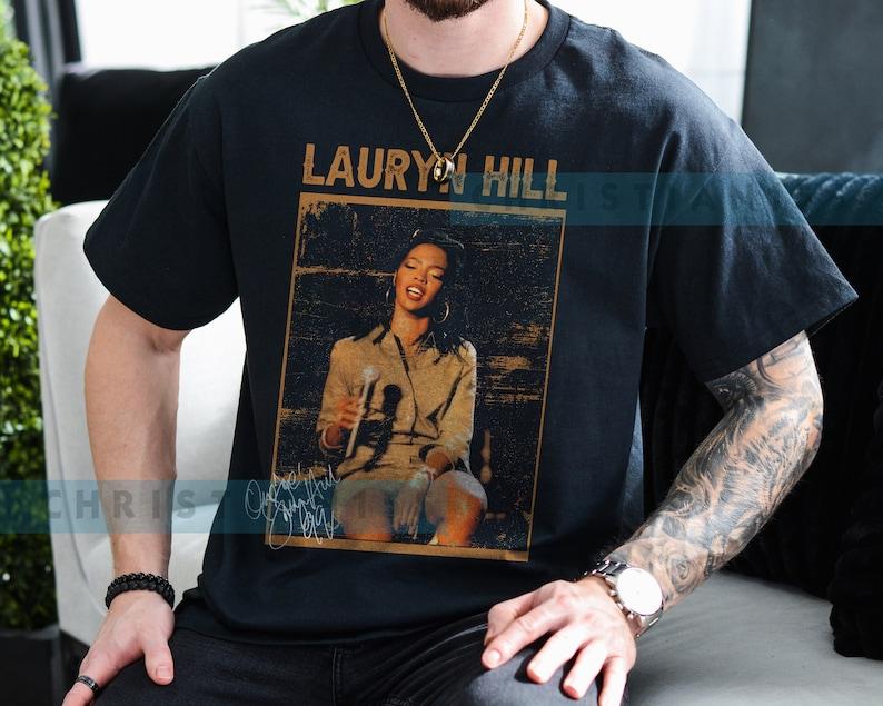 Vintage Lauryn Hill shirt, Lauryn Hill Fans Shirt, Rock pop music shirt, Lauryn Hill Sweatshirt Gift for men women unisex tshirt - Unisex T-Shirt, Hoo