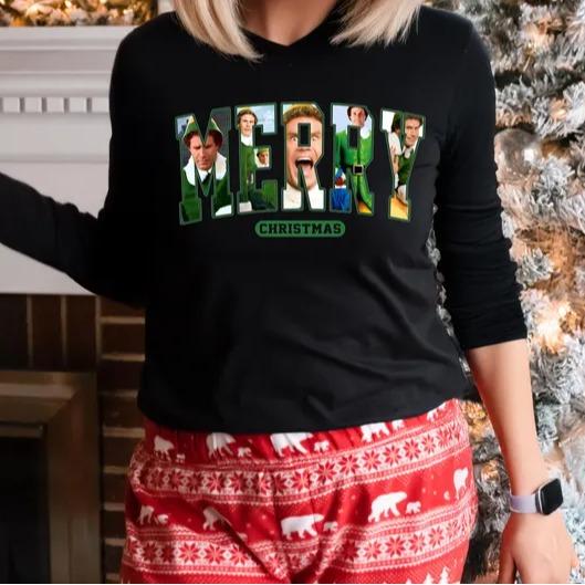 Buddy Elf Movie Sweatshirt, Elf Movie Quote Shirt, Classic Movie Tshirt, Buddy the Elf Tee