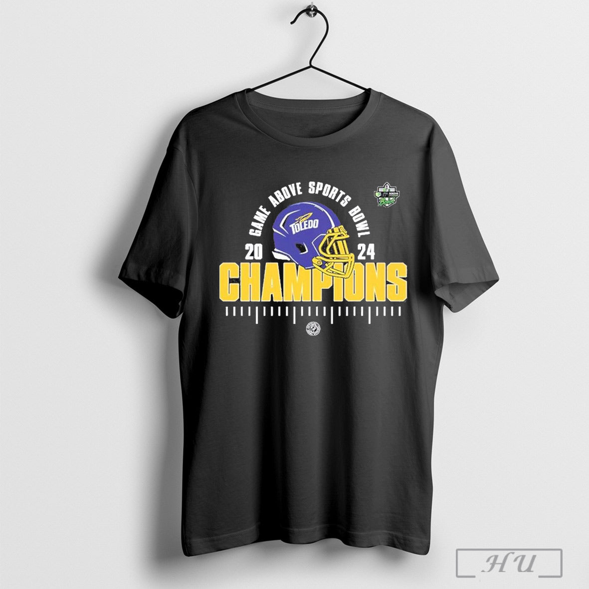 Toledo Rockets Is The Game Above Sports Bowl 2024 Champions College Football 2024 2025 Helmet T Shirt