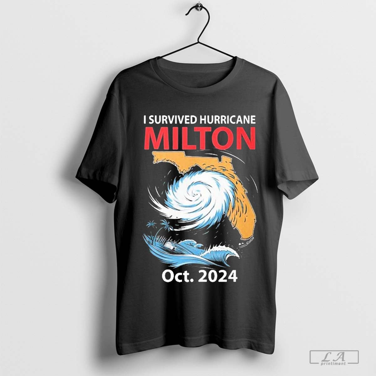 United State I Survived Hurricane Milton Oct 2024 Graphic T-shirt
