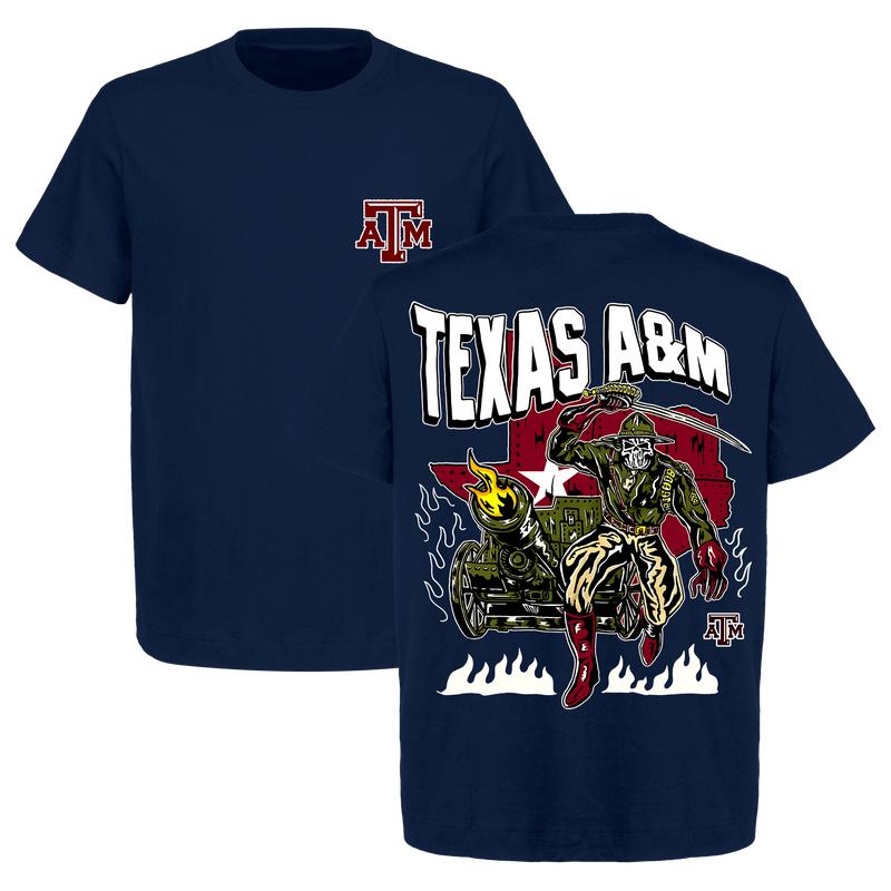 Warren Lotas - Texas ATM Football - Dead Man's Football Graphic T-Shirt for Men and Women - Ideal for Game Days, Stylish Team Apparel. Menswear Soft