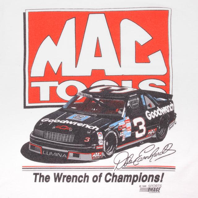 Vintage Nascar Dale Earnhardt 1990 Tee Shirt Casual Cotton Menswear Outfit Shortsleeve T-Shirt Top Athletic Fitted Graphic