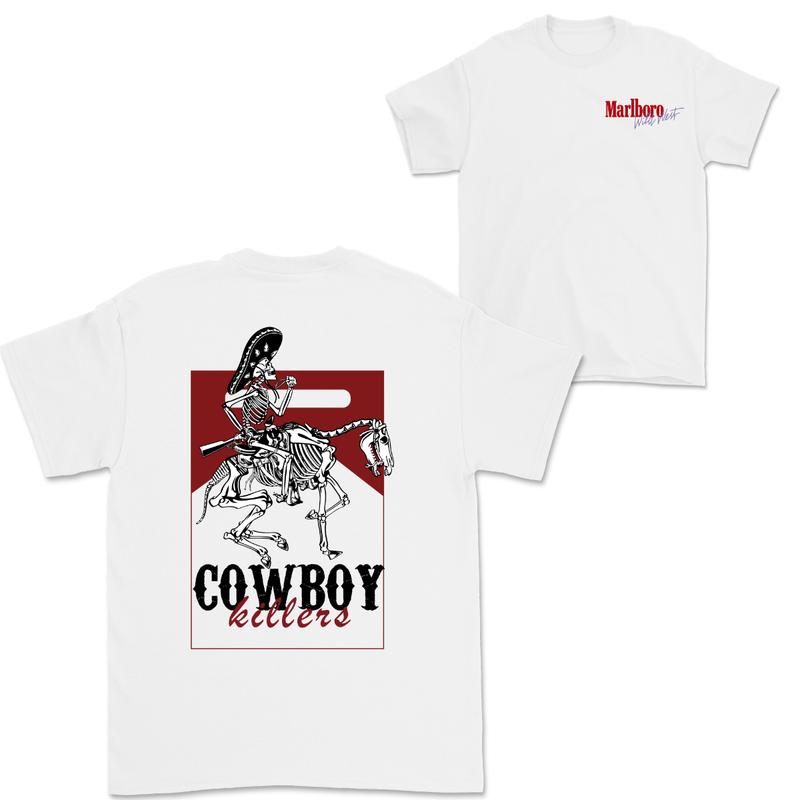 Vintage Marlboro Cowboy Wild West Shirt, Country Music, Cowboy Kille T-shirt Menswear Top