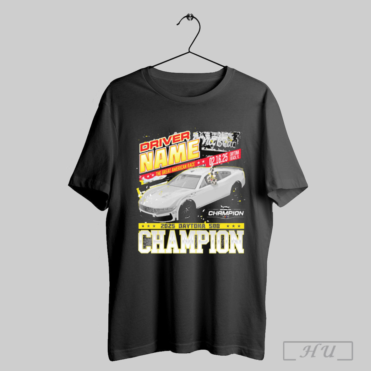 Trendy William Byron Checkered Flag Sports 2025 Daytona 500 Champion Past Winners T Shirt