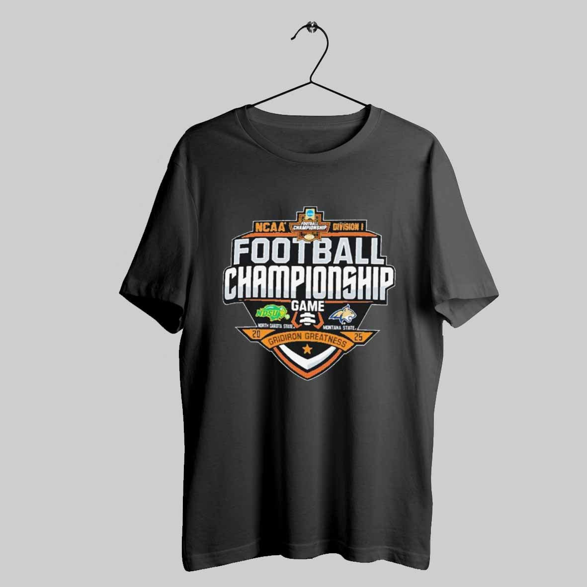 Top North Dakota State Vs Montana State 2025 Ncaa Divisions I Football Championship T Shirt