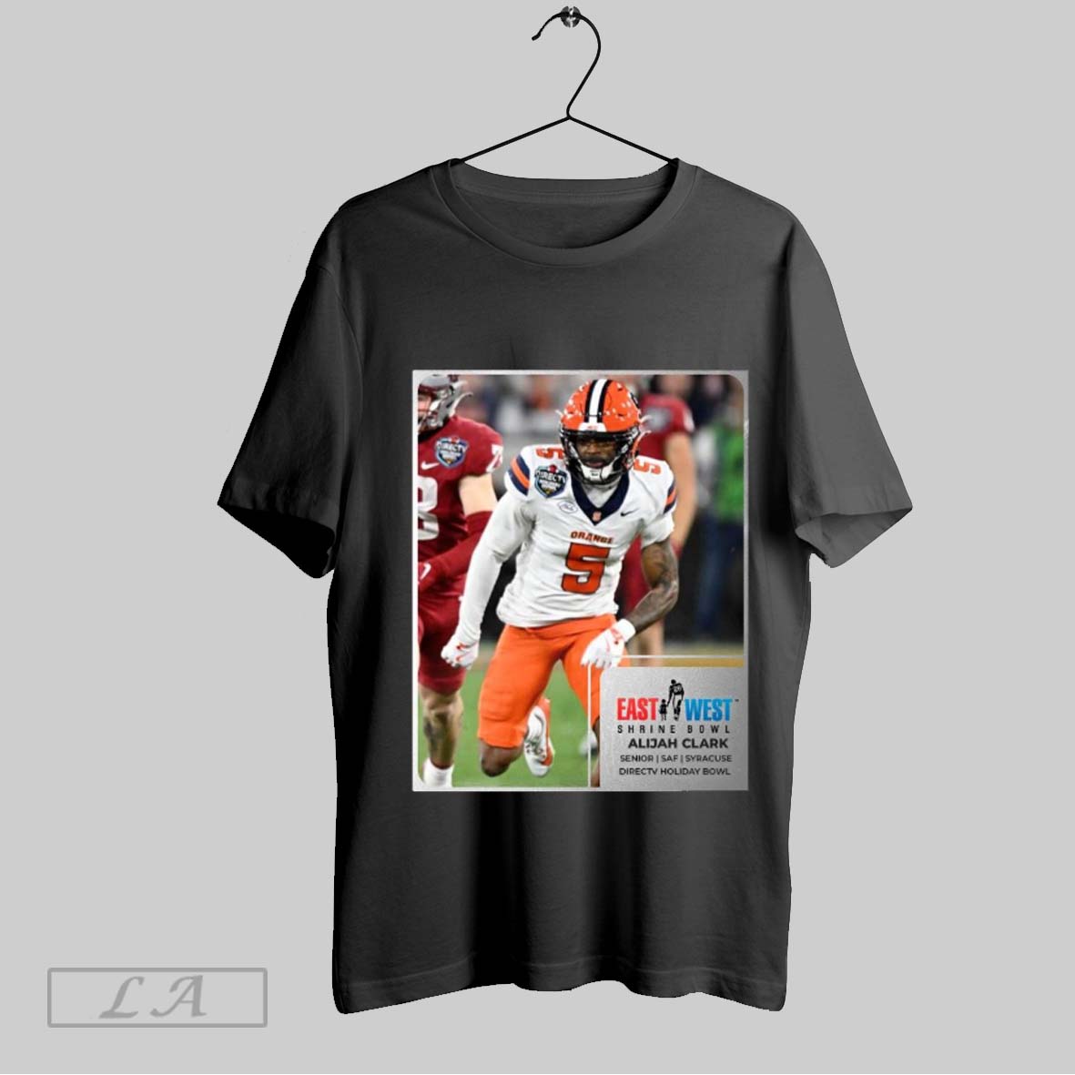 Official Poster Alijah Clark Syracuse Orange East West Shrine Bowl Senior Saf Directv Holiday Bowl T Shirt