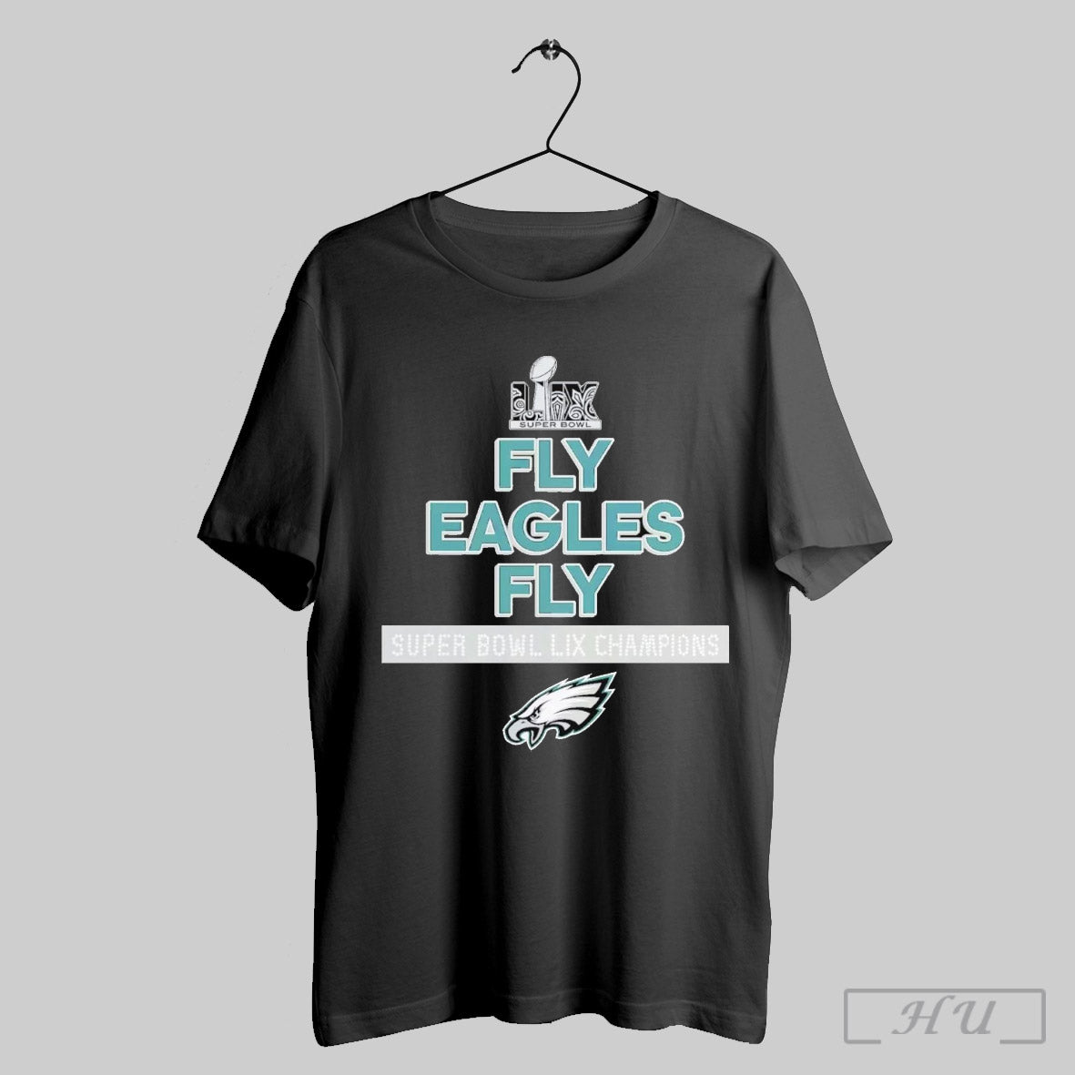 Trendy Fly Eagles Fly Nike Philadelphia Eagles Super Bowl Lix Champions Slogan T Shirt