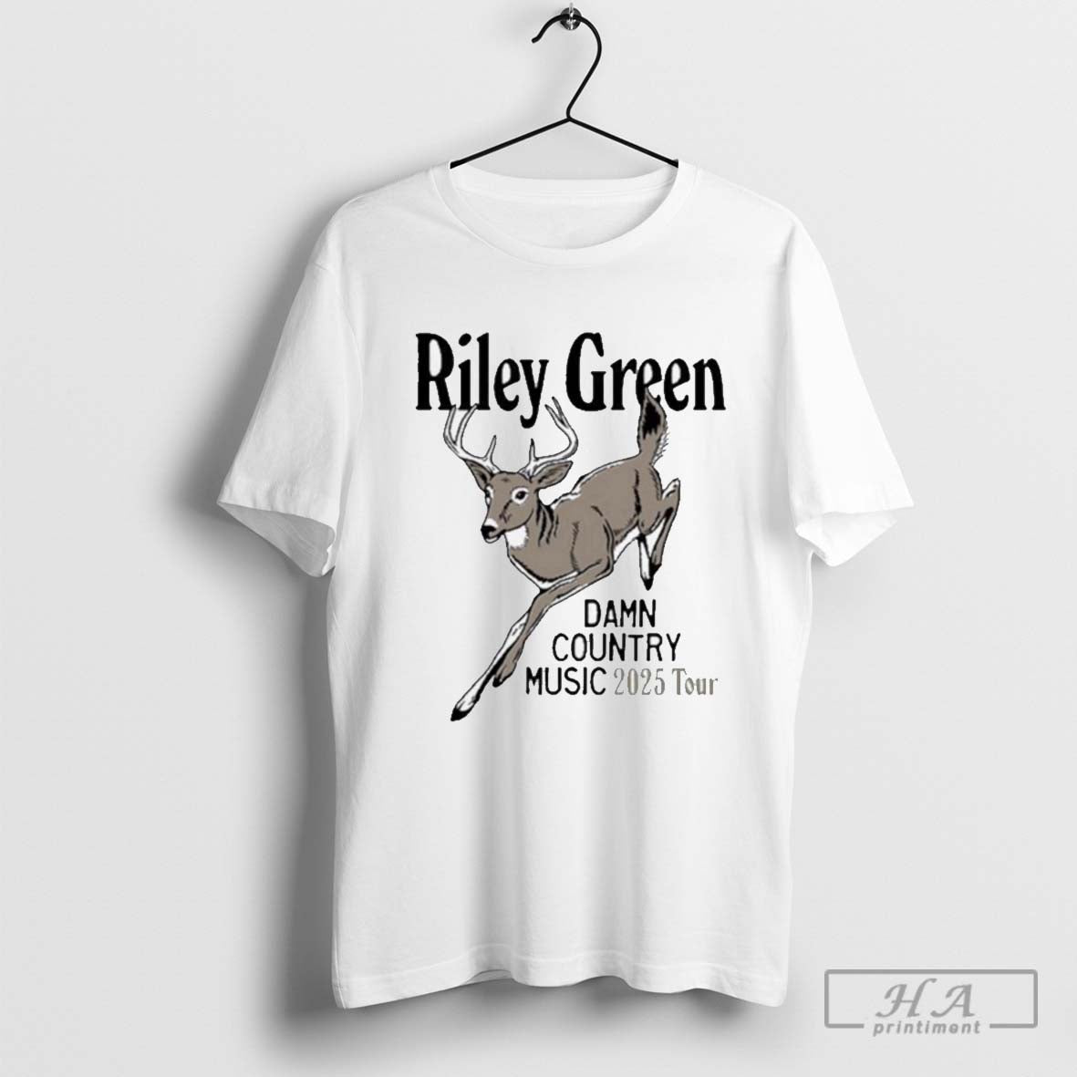 Official Riley Green Damn Country Music 2025 Tour T Shirts