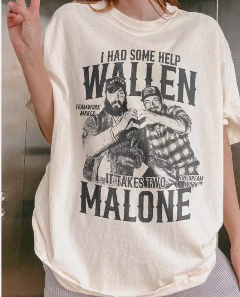 I Had Some Help shirt Gildan, Country Music shirt, Post Wallen I Had Some Help Shirt, Country Posty T-shirt, Post Wallen T-shirt, Morgan Malone Tee, L