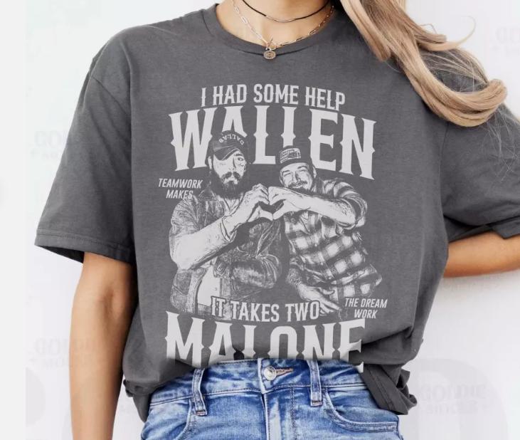 I Had Some Help shirt Gildan, Country Music shirt, Post Wallen I Had Some Help Shirt, Country Posty T-shirt, Post Wallen T-shirt, Morgan Malone Tee, L