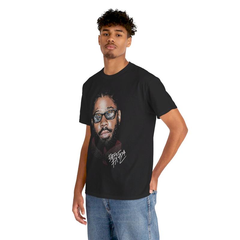 Vintage Brent Faiyaz Inspired RNB Graphic Shirt, Hip Hop Rap Tee, Y2K Tee Shirt, Retro 90s Classic Casual Cotton Menswear T-Shirt Top Comfy Streetwear