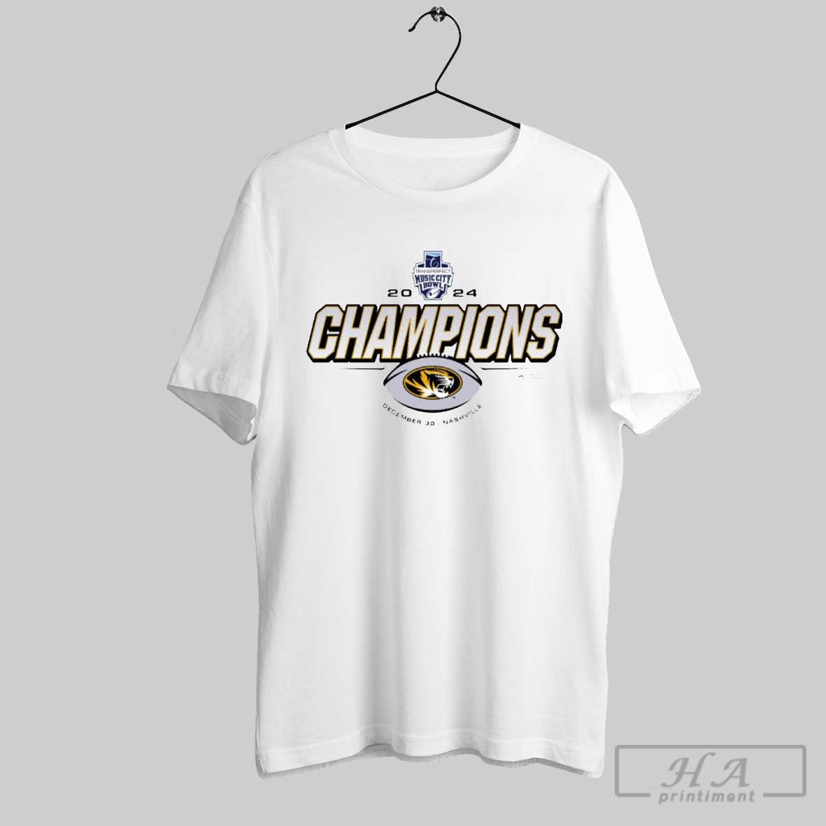 Official Missouri Tigers 2024 Transperfect Music City Bowl Football Missouri Champs December 30 Nashville T Shirt