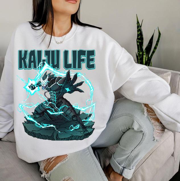 Kaiju Life Sweatshirt,  Kaiju No. 8 Sweatshirt Hoodie Shirt, animee shirt